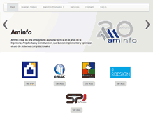 Tablet Screenshot of aminfo.cl